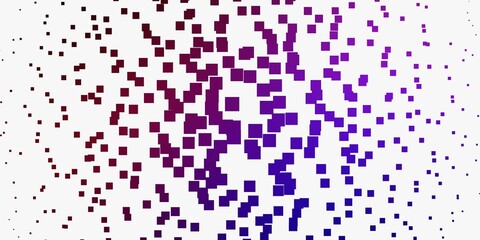 Light Blue, Red vector background in polygonal style. Rectangles with colorful gradient on abstract background. Template for cellphones.