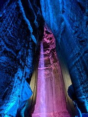 Colorful abstract background of cave