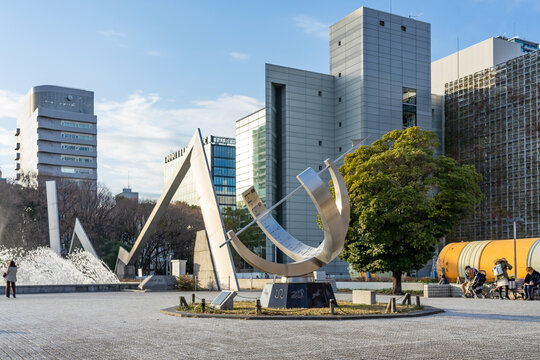 NAGOYA, JAPAN - JANUARY 19, 2020: The Nagoya City Science Museum. The planetarium is among the largest in the country.