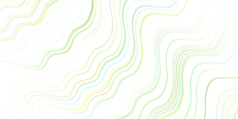 Light Green vector background with wry lines.