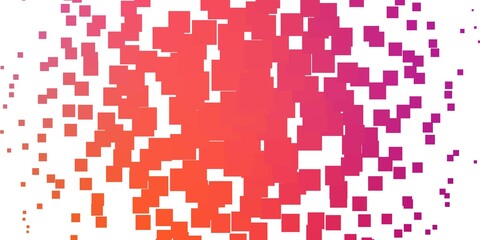 Light Pink, Yellow vector layout with lines, rectangles. Abstract gradient illustration with rectangles. Pattern for business booklets, leaflets