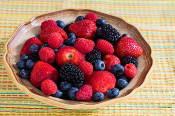 Delicious Healthy Berries Bowl