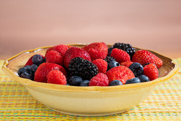 Delicious Healthy Berries Bowl