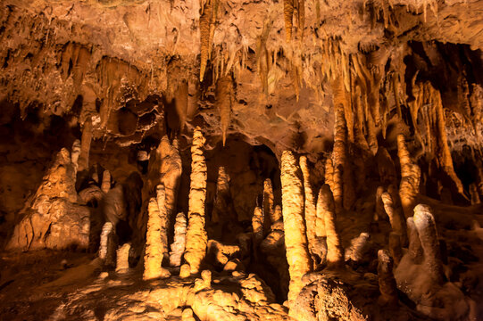 The wonderful and curious caverns state park Florida.