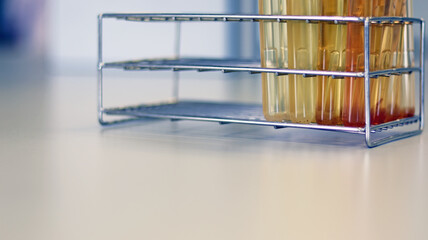 Microbiology analysis E.Coli in food sample use Most Probable number (MPN) technique for testing...