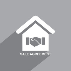 Obraz premium sale agreement icon, Business icon vector