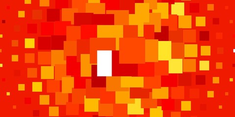 Light Orange vector texture in rectangular style. Rectangles with colorful gradient on abstract background. Pattern for commercials, ads.