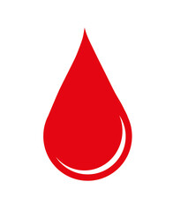 Obraz premium red blood drops icon
