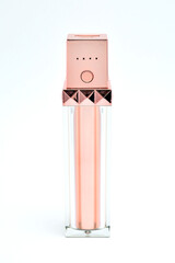 Pink usb power bank charger