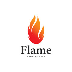 flame icon vector design illustration