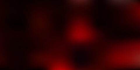 Dark orange vector gradient blur pattern.