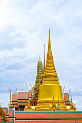 Wat Phra Kaew or Wat Phra Si Rattana Satsadaram in Bangkok, Thailand. 