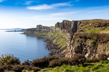 Coastline near the cliffs of Moher in Ireland.