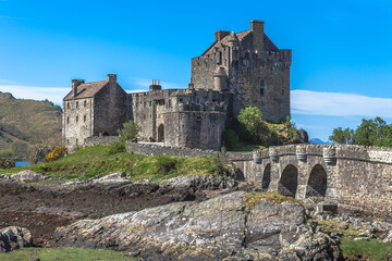 Fototapeta na wymiar Eilean Donan Castle in Scotland, UK.