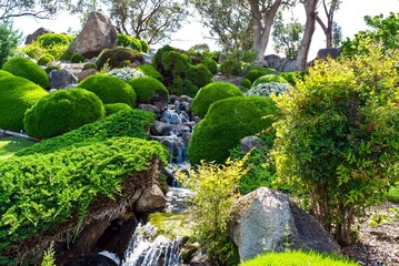 Japanese Gardens in Cowra , New South Wales, Australia.