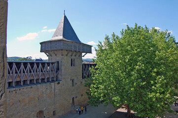 castle in the city