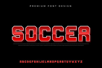 sporty bold alphabet font with modern and abstract style use for logo and brand
