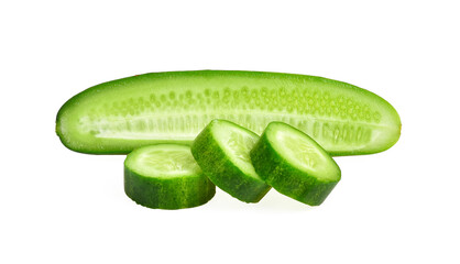 cucumber isolated on white background