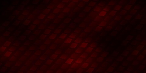 Fototapeta premium Dark Brown vector background with rectangles.