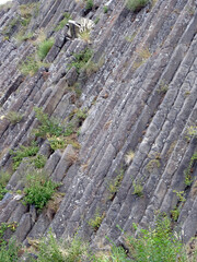 Mur de basalte