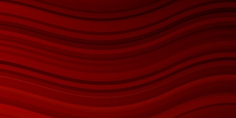 Light Red vector layout with circular arc. Colorful abstract illustration with gradient curves. Pattern for busines booklets, leaflets