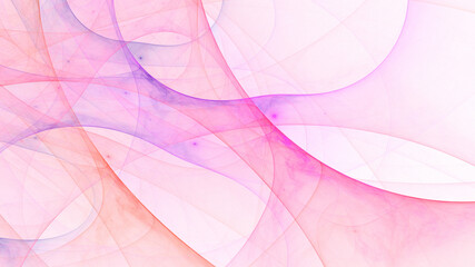 3D rendering abstract multicolor fractal light background