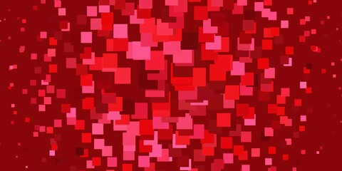 Light Red vector template in rectangles. Modern design with rectangles in abstract style. Pattern for business booklets, leaflets