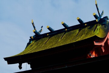 神社の屋根