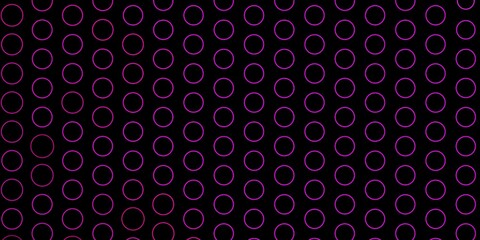 Fototapeta na wymiar Dark Pink vector layout with circle shapes. Abstract illustration with colorful spots in nature style. Pattern for websites.