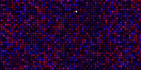 Dark Pink, Blue vector layout with circle shapes. Abstract decorative design in gradient style with bubbles. New template for a brand book.