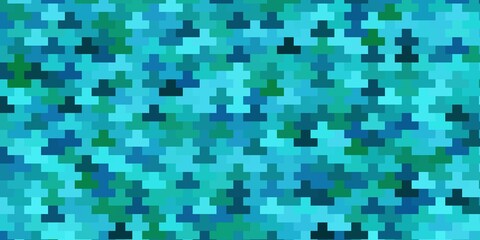 Light BLUE vector background in polygonal style. Modern design with rectangles in abstract style. Design for your business promotion.