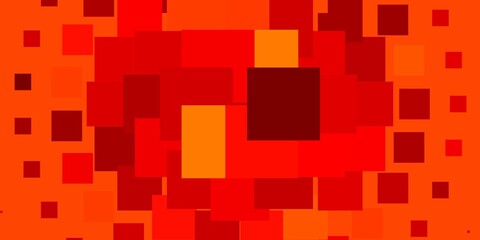 Light Orange vector background in polygonal style. Abstract gradient illustration with rectangles. Design for your business promotion.