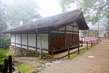 The Wakamiya Shrine in Nara, Japan