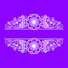 vector abstract floral  background