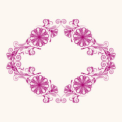 vector abstract floral  background