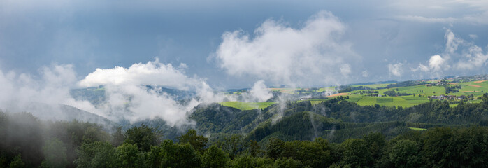 Nebelwolken über dem Yspertal