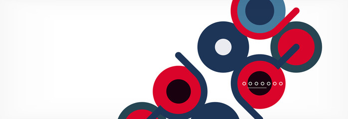 Circles and lines abstract background for covers, banners, flyers and posters and other templates