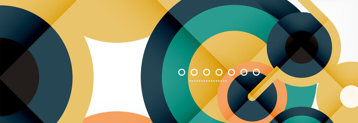 Circles and lines abstract background for covers, banners, flyers and posters and other templates