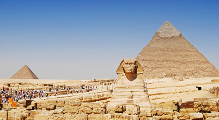 The Great Sphinx in Giza. Cairo, Egypt
