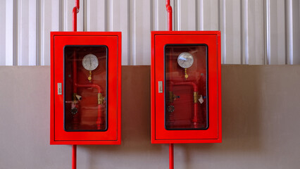 Water equipment  for fire protection system and fire hose reel in building