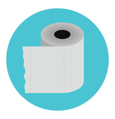 Wc paper icon vector