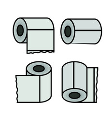 Wc paper icon vector