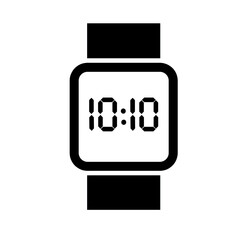 Watches or Clock Black Outline Vector Design for Icon, Symbol, Graphic Resources, and Logo. EPS 10 Editable Stroke