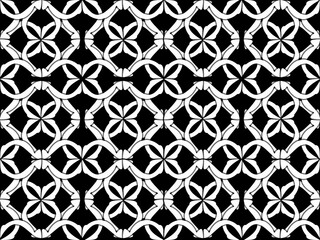 Seamless pattern design with floral background elements, beautiful ornaments, black, white, orange, pink, red, green, yellow, blue, gray, purple, brown