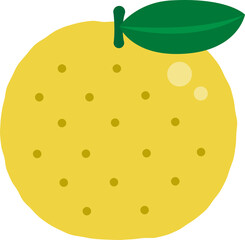 ゆずのイラスト