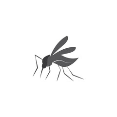 Mosquito icon vector insert mosquito flat illustration icon app