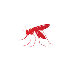 Mosquito icon vector insert mosquito flat illustration icon app