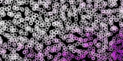 Dark purple vector backdrop with dots.