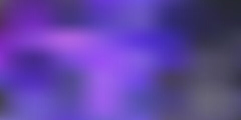 Dark pink, blue vector gradient blur template.