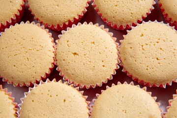 Ancient egg cakes in paper cup